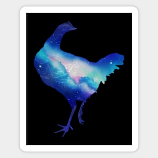 Galaxy chicken Magnet